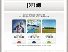 Tablet Screenshot of kuf.at